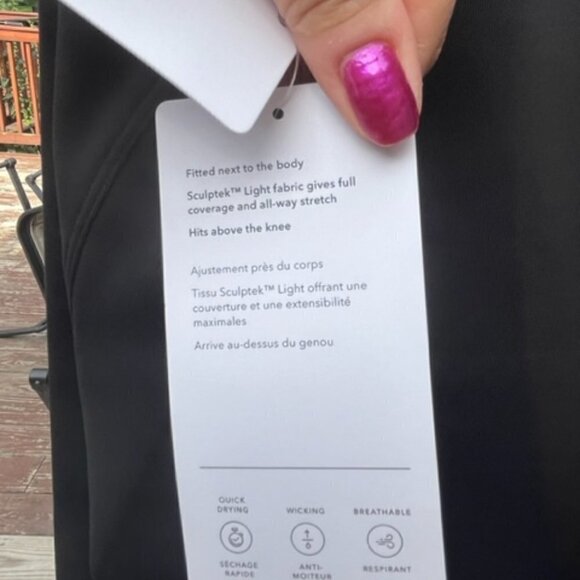 ATHLETA NWT Women's Delancey Dress Black Knit Fully Lined Mock Neck XS MSRP $159 - Picture 15 of 16